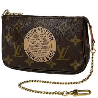 Louis Vuitton Brown Monogram Pochette Pouch (Pre-Owned)