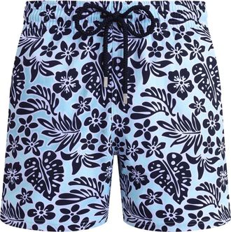 Vilebrequin Costume da bagno a fiori - Blu