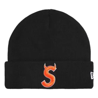 SUPREME x New Era SS26 Devil S Logo Beanie Black SUP-SS26-1018-BLK