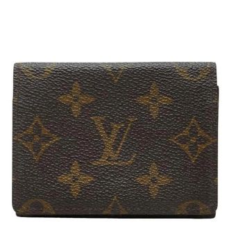 Louis Vuitton Pre-owned Monogram Card Case - - Pre-owned - Donna - Marrone - ONE SIZE
