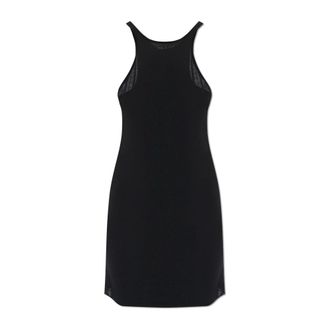 Rick Owens Tops, Dames, Zwart, XS, Katoen, Tanktop met decoratieve riem