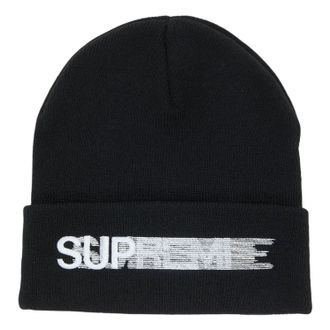 SUPREME Motion Logo Beanie Black SS23BN10-BLACK