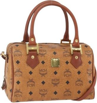 MCM Pre-owned Canvas Handtas - Dames - Vintage Handtas - Bruin - ONE Size - Vintage