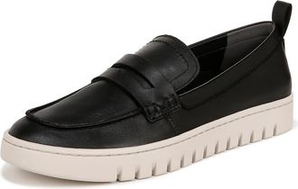 Vionic Womens Uptown Loafer - Black Leather