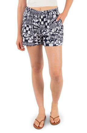 Hurley Beach Club Cotton Blend Shorts in Eclipse at Nordstrom, Size X-Small