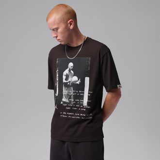 Nike Jordan Mens Jordan Brooklyn T-Shirt in Brown | IV4901-235