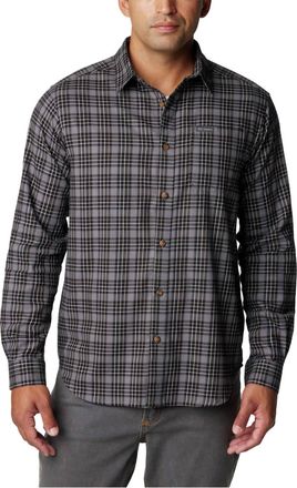 Columbia Vapor Ridge Long Sleeve Shirt Top In Grey