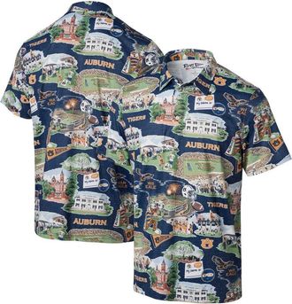 Reyn Spooner Mens Reyn Spooner Navy Auburn Tigers Scenic Polo at Nordstrom, Size Xx-Large