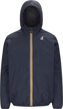 K-Way Lichtgewicht Jas - unisex - Regenjassen - Blauw - L - Polyester - Jassen