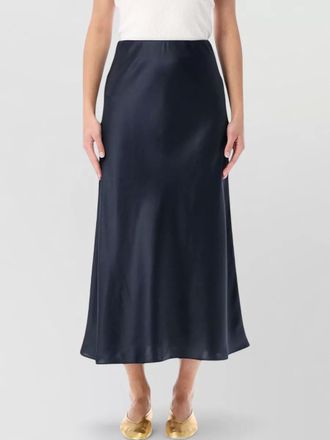 By Malene Birger satin midi a-line skirt