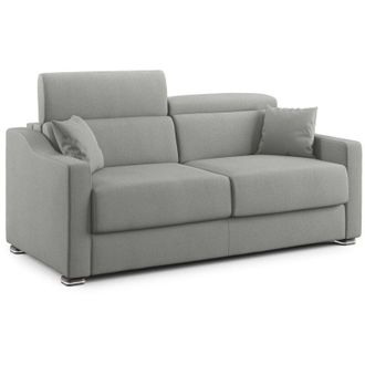 Divani.Store Amber Sof&aacute; Cama Convertible Con Tela Desmontable 211 Cm (mat. 160x197) Gris