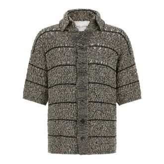 Roberto Collina Knitted Two-Tone Cardigan - male - Roberto Collina - Cardigans - Gray - M - Knitwear