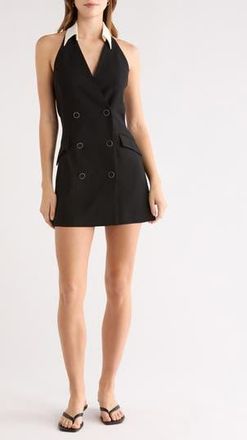 ASTR the Label Perah Sleeveless Minidress in Black at Nordstrom Rack, Size Large