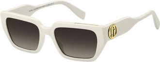 Marc Jacobs Brown Shaded Rectangular Ladies Sunglasses MARC 809/S 0SZJ/HA 54
