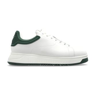 Emporio Armani Sneakers, male, White, Size: 11 1/2 US Sports shoes on platform