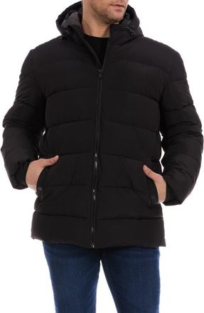 Perry Ellis Heavyweight Quilted Jacket in Black at Nordstrom Rack, Size Xx-Large