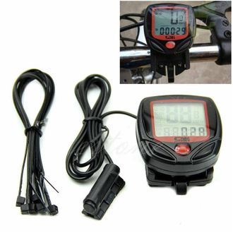 Trade Shop Trade Shop - Computadora Lcd Digital Impermeable Bicicleta De Bicicleta Bicicleta 15 Funciones