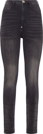 Philipp Plein Denim Super High Waist Jegging Iconic Plein