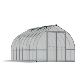 Palram Greenhouse Bella Kit 8 x 16 Feet - L483.9 x W244 x H219 cm - Silver