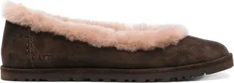 UGG Womens Zora Suede Ballet Flat In Dusted Cocoa