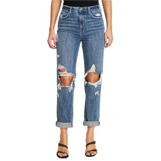 Pistola Denim Presley High Rise Relaxed Roller Jean In Eternal Distressed