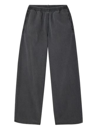 American Vintage elasticated straight trousers - Grigio