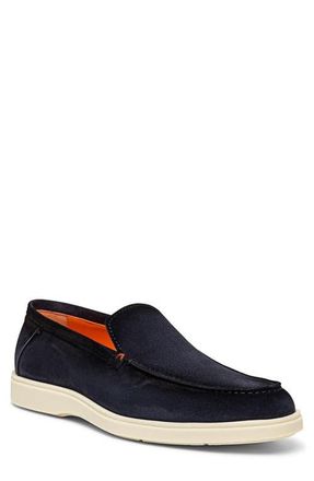 Santoni Botanist Slip-On Shoe in Blue at Nordstrom, Size 11.5