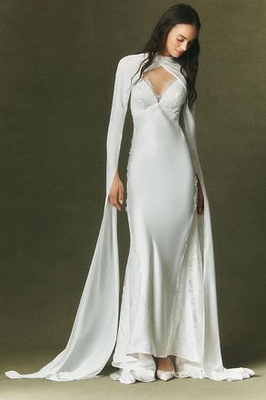 Watters Sheer Sleeve Wrap