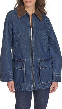 Levi's Four Pocket Barn Jacket in Dark Wash Denim at Nordstrom Rack, Size Medium