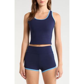 YEAR OF OURS Sport Cut Out Back Tank in Midnight/sport Blue at Nordstrom, Size X-Large