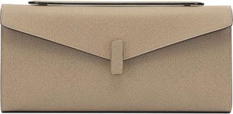 Valextra Tassen, Dames, Beige, ONE Size, Leer, Iside Clutch