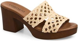 Cordani Wylie Jute Platform Clog in Natural Raffia at Nordstrom, Size 6.5Us