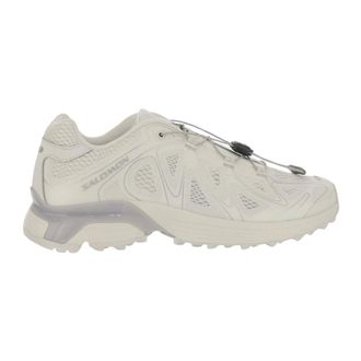 Salomon Sneakers, male, White, 5 1/2 UK, White Mesh Trainers with Quicklace Closure