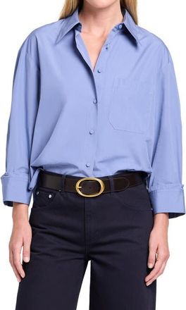 TWP JD Cotton Shirt in Country Blue at Nordstrom, Size Xx-Small