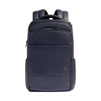 Piquadro Tassen, Heren, Blauw, ONE Size, Personalizable laptop and i Padmini backpack with Rfid and shock-absorbing protection