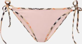 Burberry Burberry Check bikini bottoms