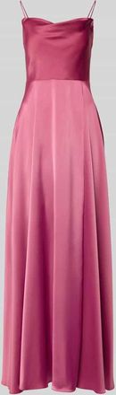 Jake*s Abendkleid mit Wasserfall-Ausschnitt in Rosa Melange, Gr&ouml;&szlig;e 32