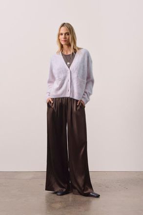 Naked Cashmere MICHAELA BRUSHED CASHMERE CARDIGAN in Marble Mist at Nordstrom, Size X-Small