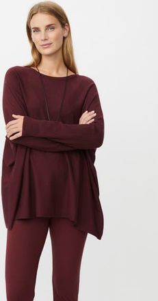 Masai MaFanasi Round Neck Oversized Sweater in Tawny Port at Nordstrom, Size X-Small