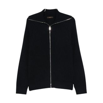 Zanone Hombre, Jerseys, Negro, Talla: L