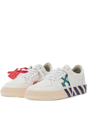 Off-white Vulcanized leather sneakers