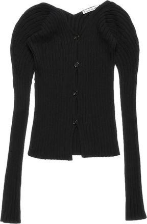 Acne Studios Cardigans, female, Black, Size: S Fn-Wn-Knit000795