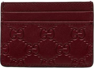 Gucci Pre-owned Wallets, female, Red, Size: ONE SIZE Pre-owned Card Holder