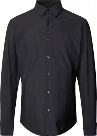 HUGO BOSS Overhemden, Heren, Zwart, M, Boss - Shirts > Formal Shirts