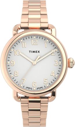 Timex Waterbury Standard 34mm Rose Gold Ladies Watch