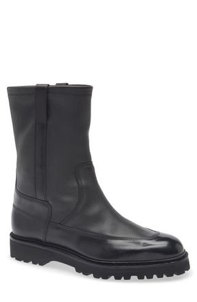 John Lobb Highland Rain Boot in Black at Nordstrom, Size 10Us
