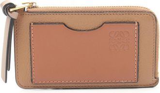 Loewe Brown Leather Coin Purse/Coin Case (Pre-Owned)