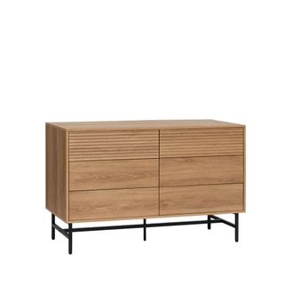 Klast C&oacute;moda doble efecto madera natural 120 cm x 78 cm