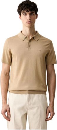 Michael Kors Merino Wol Polo Shirt - Heren - Ronde hals truien - Beige - XL - Wol - Truien & Vesten