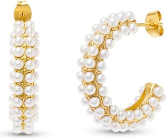 Bruno Magli Carla Gold Hoop Earrings